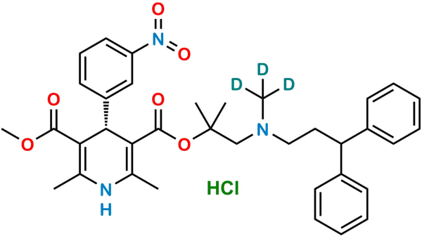 (S)-Lercanidipine D3 Hydrochloride