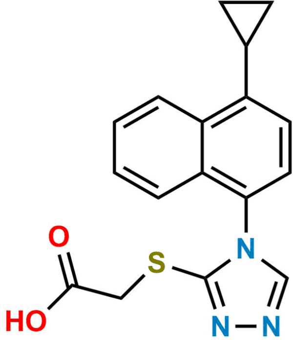 Lesinurad Desbromo Acid Impurity