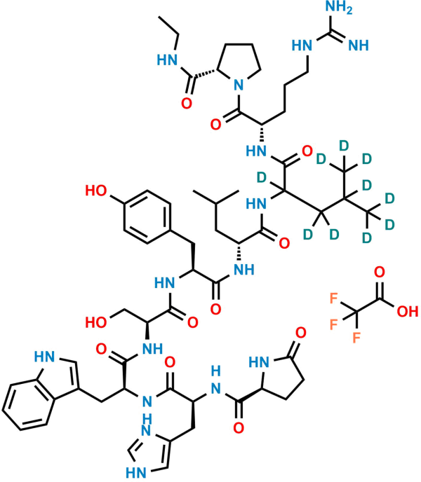 Leuprolide-d10 Trifluoroacetic Acid Salt