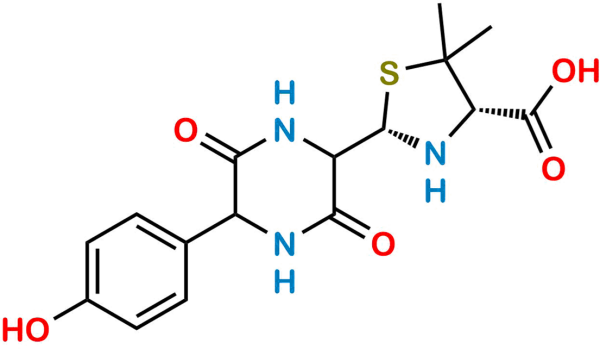 Amoxicillin (2S)-Piperazine-2,5-dione