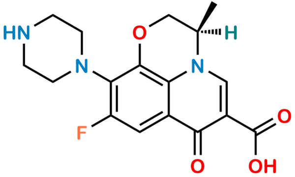 N-Desmethyl Levofloxacin (R-isomer)