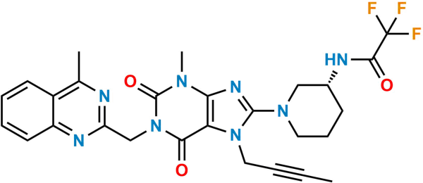 Trifluoro acetyl amino Linagliptin