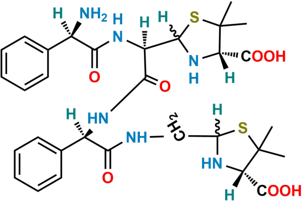 Ampicillin Decarboxylated Open Ring Dimer