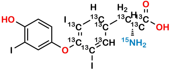 Liothyronine-[13C9,15N]