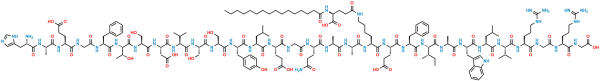 Des-Thr-11 Liraglutide Impurity