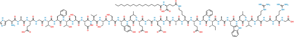 D-Glu23 Liraglutide Impurity