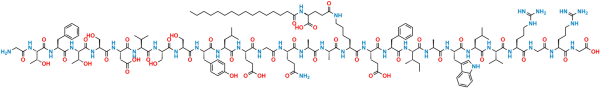 Hydrolysis 10-37 Liraglutide Impurity