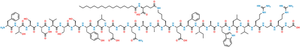 Hydrolysis 12-37 Liraglutide Impurity