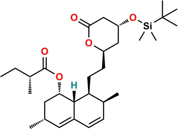 4-O-tert-Butyldimethylsilyl Epi Lovastatin