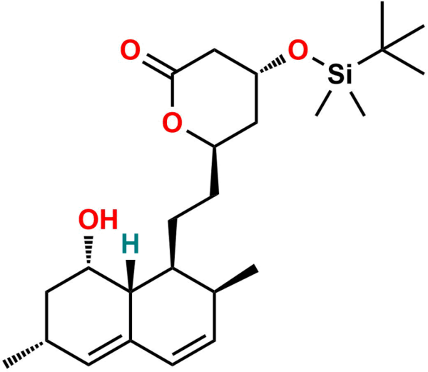 Lovastatin Diol Lactone 4-tert-Butyldimethylsilyl Ether