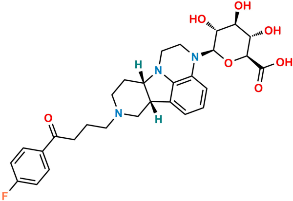 N-Desmethyl Lumateperone N-Glucuronide