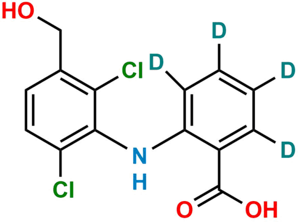 3-Hydroxymethyl Meclofenamic Acid D4