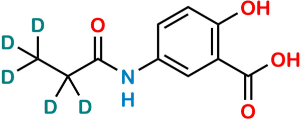 N-Propionyl Mesalazine D5