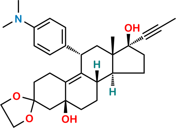 11-Alpha Dioxolane Mifepristone