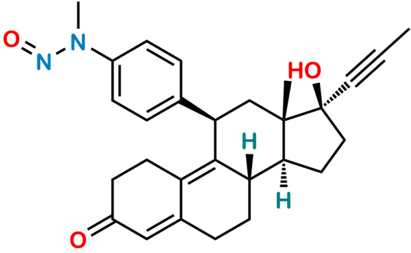 N-Nitroso N-Desmethyl Mifepristone