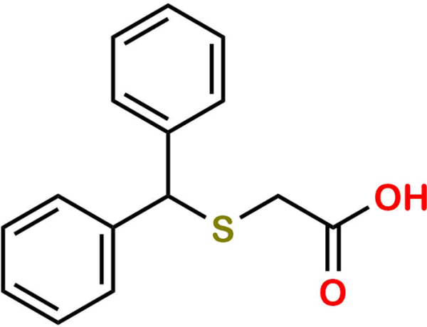 2-[(Diphenylmethyl)thio]acetic Acid