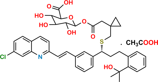 Montelukast Acyl-β-D-Glucuronide Acetate