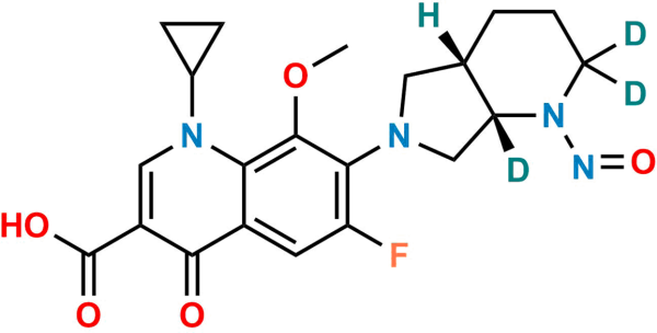 N-Nitroso Moxifloxacin D3 (possibility 1)