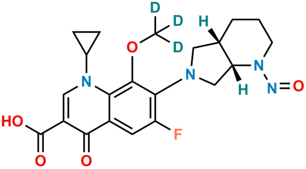 N-Nitroso Moxifloxacin D3 (possibility 2)