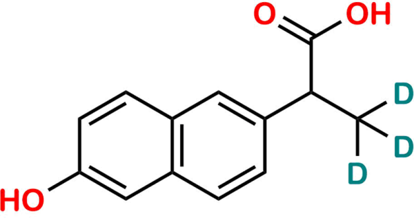 Rac O-Desmethyl Naproxen D3