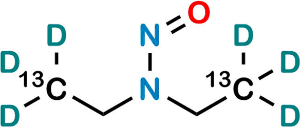 N-Nitrosodiethylamine 13c-D6