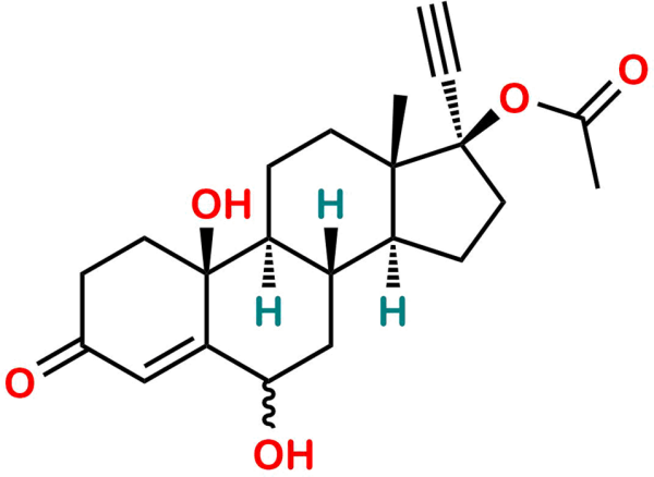 6,10-di-Hydroxy Norethindrone Acetate