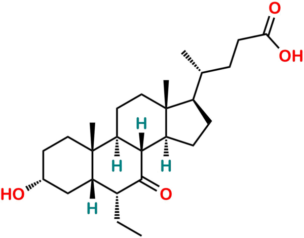 3α-Hydroxy-7-Keto-6α-Ethyl-5β-Cholanic Acid