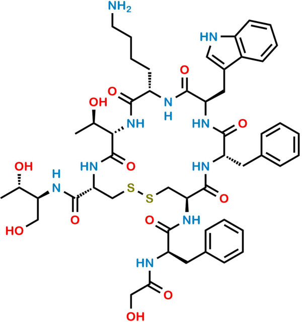 Glycolyl-Phenylalanyl Octreotide