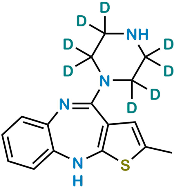 N-Demethyl Olanzapine D8