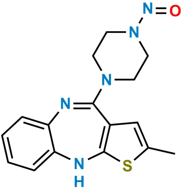 N-Nitroso N-Desmethyl Olanzapine Impurity 1