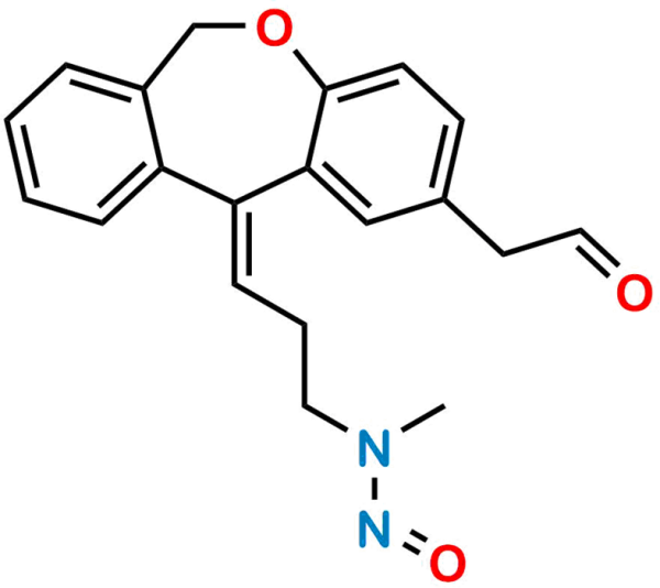 N-Desmethyl N-Nitroso Olopatadine Carbaldehyde Impurity