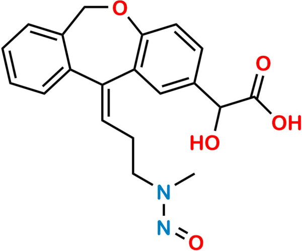 α-Hydroxy Desmethyl Olopatadine Nitroso Impurity