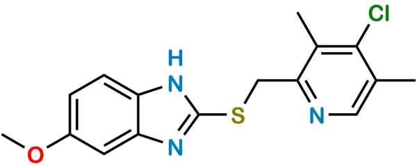 4-Desmethoxy-4-chloro Omeprazole Sulfide