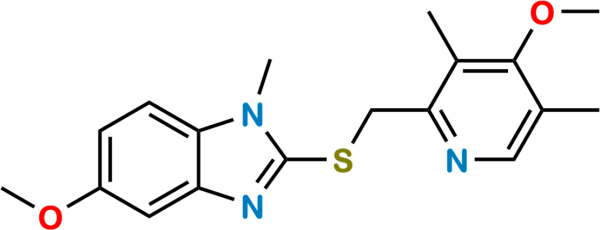 Omeprazole Sulfide N1-Methyl 5-Methoxy Analog