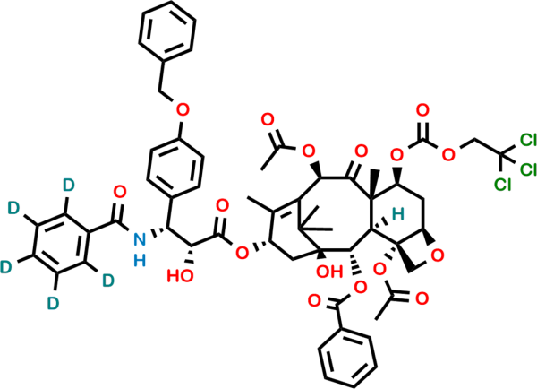 3’-P-O-Benzyl-7-{[(2,2,2,-trichloroethyl)oxy]carbonyl} Paclitaxel-d5