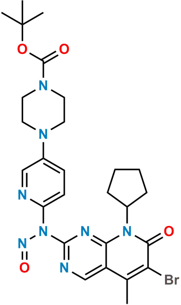 Palbociclib N-BOC 6-Bromo Analog Nitroso Impurity