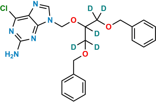 9-[[2-Benzyloxy-1-(Benzyloxymethyl)-Ethoxy]-Methyl]-6-Chloroguanine-d5