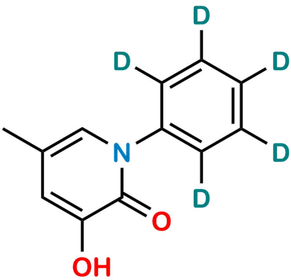 3-Hydroxy-5-methyl-N-phenyl-2-1H-pyridone D5