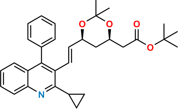 Pitavastatin Desfluoro Acetonide t-Butyl Ester