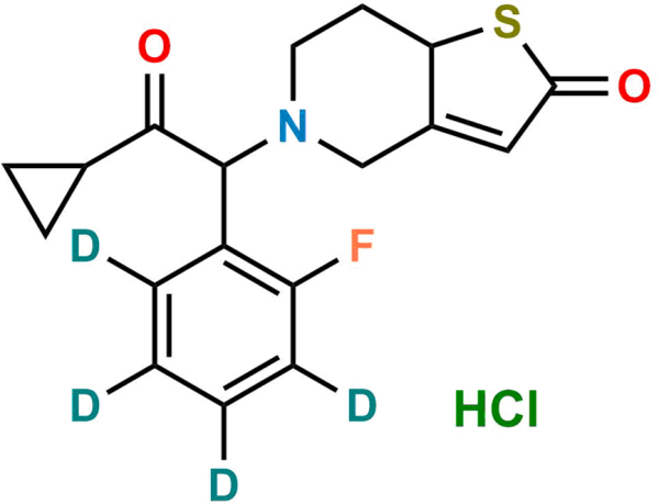 2-Oxo Prasugrel D4 Hydrochloride