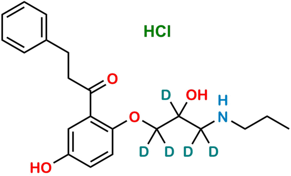 5-Hydroxy Propafenone D5 Hydrochloride