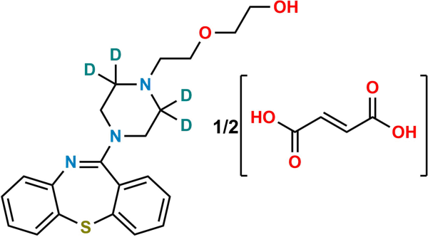 Quetiapine D4 Hemifumarate