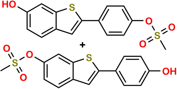 Raloxifene Impurity 35 (Mixture of 32 & 33)