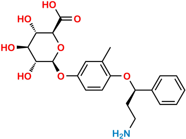 N-Desmethyl-4-Hydroxyatomoxetine-O glucuronide