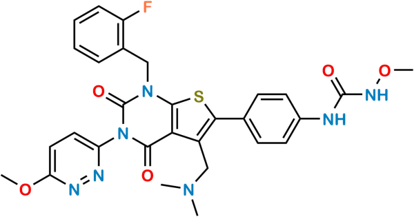 Relugolix desfluoro impurity