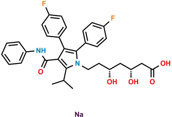 Atorvastatin EP Impurity C Sodium salt