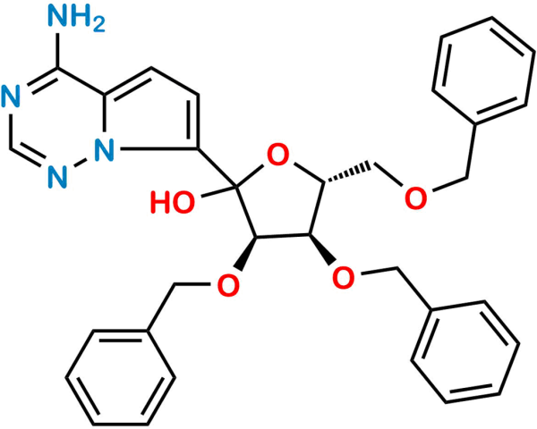 Remdesivir O-Desphosphate Tri-OBn Impurity