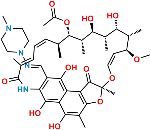 25-Deacetyl-21-Acetyl Rifampicin