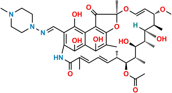 25-O-Desacetyl 21-Transacetyl Rifampicin