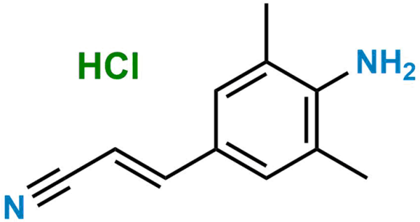 Rilpivirine (E)-Nitrile Impurity (HCl salt)